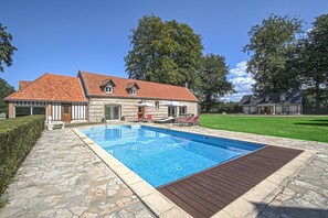 Seasonal outdoor pool - Clos Céleste - Campagne d'Etretat (Ecrainville)