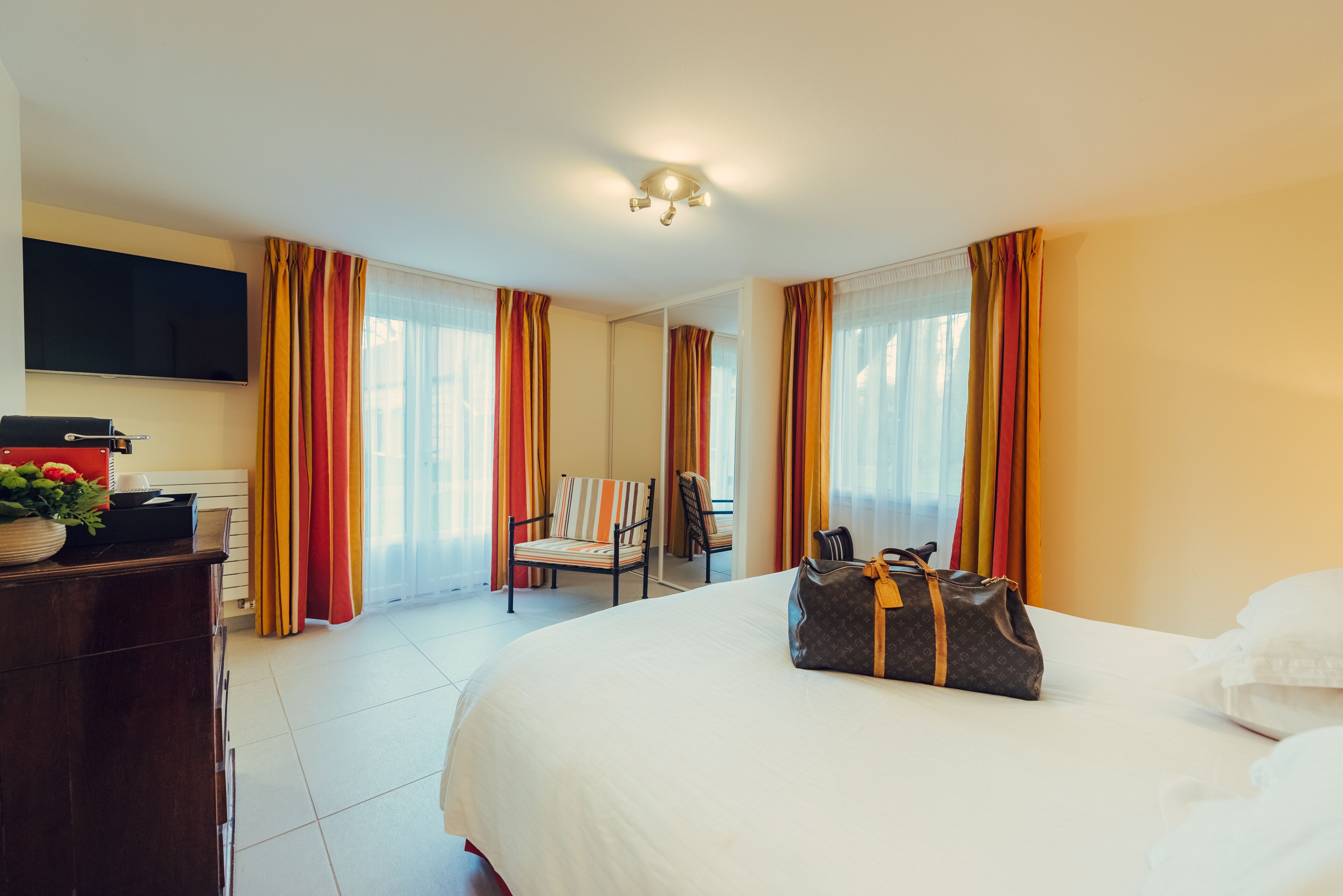 Sengetøy i egyptisk bomull, sengetøy av topp kvalitet og dundyner