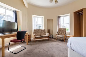 Apartamento básico, 2 camas de casal | 2 quartos, roupa de cama