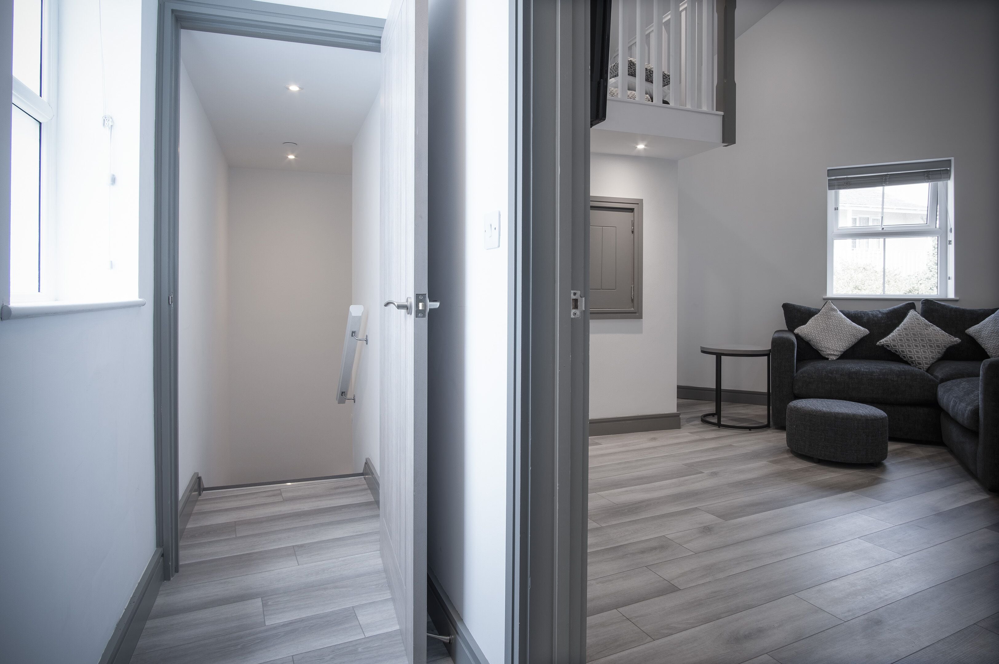 Apartment (2 Bedrooms) | Living area | 32-inch Smart TV with cable channels, TV