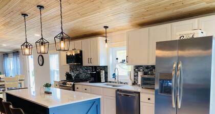 Best View on Torch lake! Private frontage, boat dock and across from the sandbar