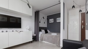 Living room - Studio With Balkony Warsaw Ksawerów 24 (Warsaw)