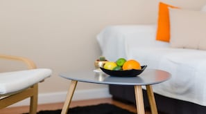 Apartment (One Bedroom Apartment with Terrace) | Living room | 25-inch TV with cable channels - Dream Apartment Solitudo (Dubrovnik)