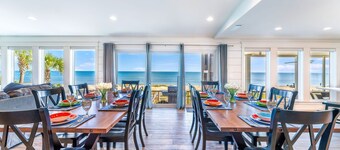 Front Row Center - Pet Friendly, Private Pool, Beach Front, Hot Tub!