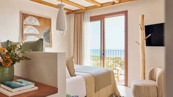 Junior-Suite, Meerblick (Deluxe) | 1 Schlafzimmer, Minibar, schallisolierte Zimmer, kostenloses WLAN