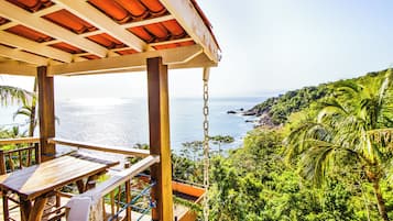 Blick von der Unterkunft