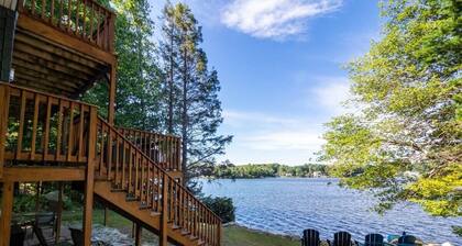Leicester Lake Front Home, Come Relax!