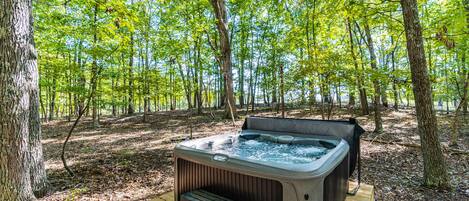 Bain à remous extérieur