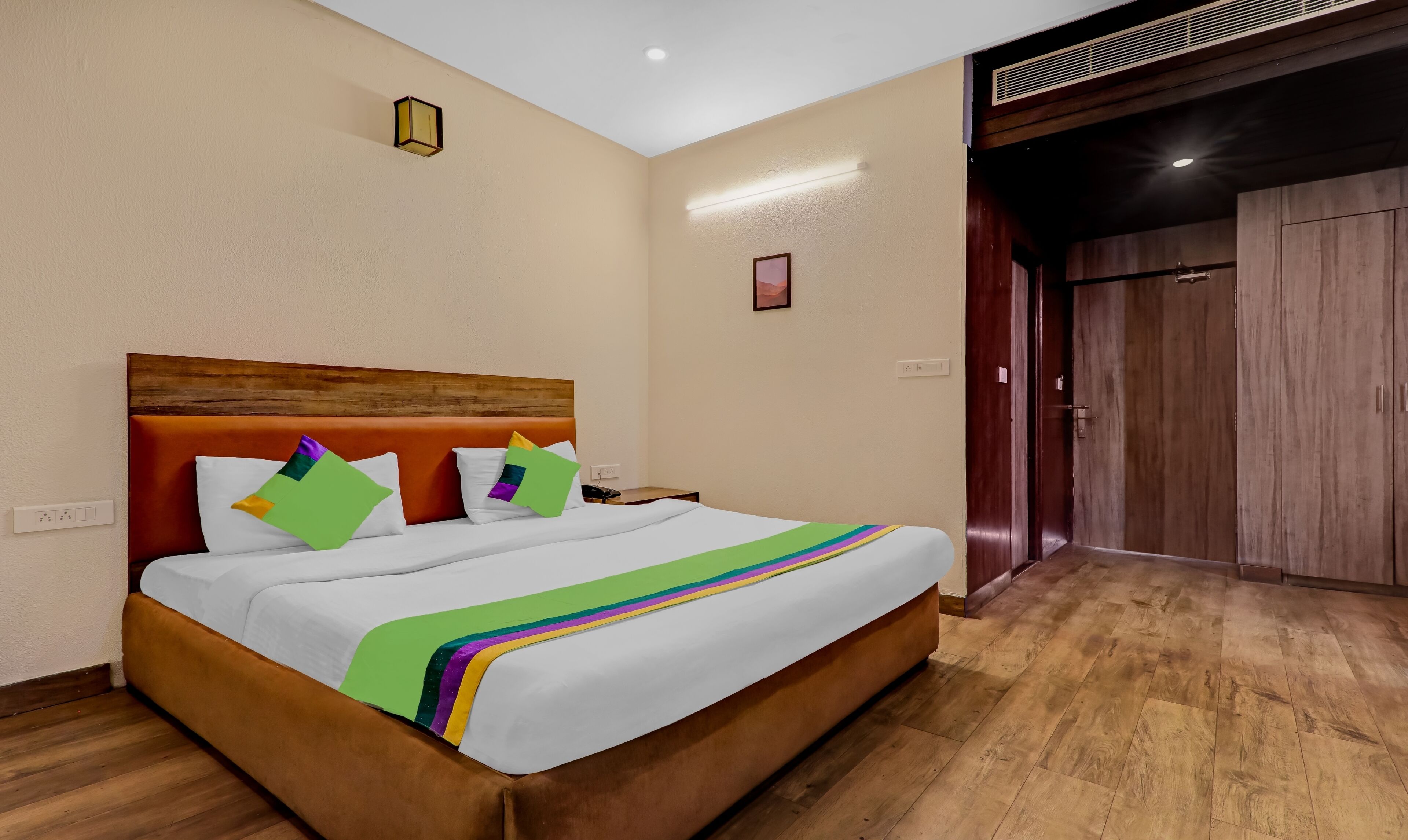 Desk, iron/ironing board