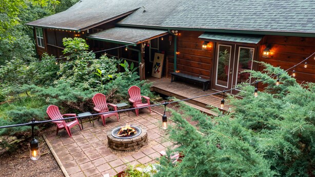 Terrace/patio - Nature in Aska! Access to Toccoa River/USFS (Blue Ridge)