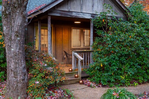 Blue Ridge Parkway cabin--2BR, hot tub, fireplace