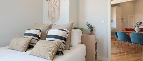 1 soverom, strykejern/-brett, wi-fi (inkludert) og sengetøy