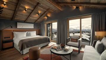 1 soveværelse, allergivenligt sengetøj, gratis produkter i minibaren