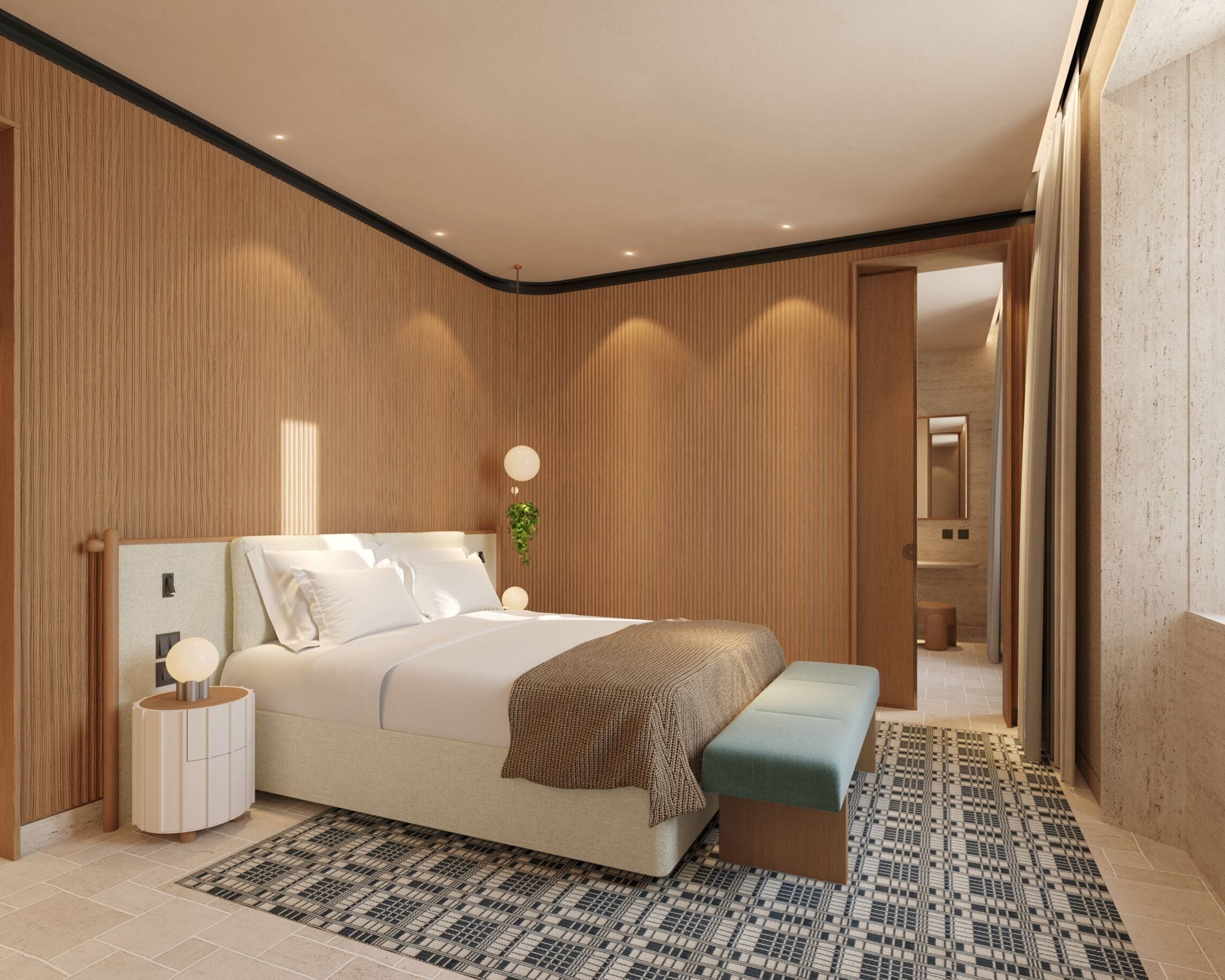 Premium bedding, memory-foam beds, free minibar, in-room safe