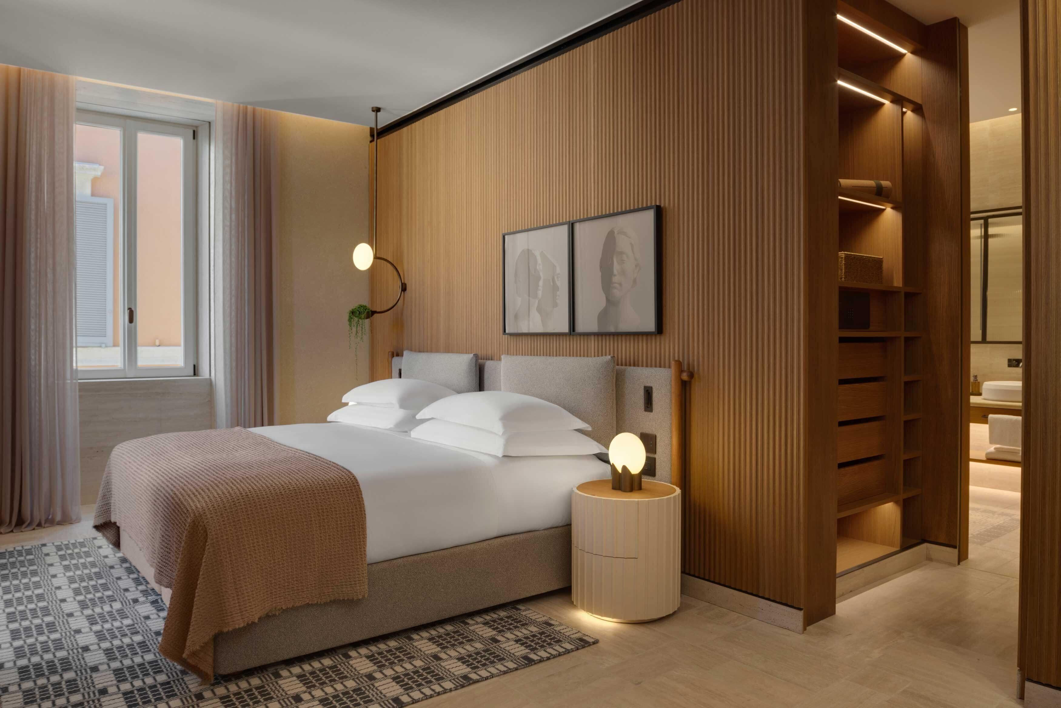Premium bedding, memory foam beds, minibar (free items), in-room safe