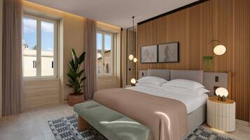 Two Bedrooms Mellini Suite | Hochwertige Bettwaren, Betten mit Memory-Foam-Matratzen