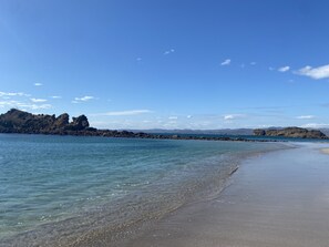 Vlak bij het strand, strandlakens