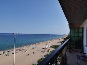 On the beach