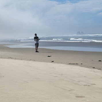 Surf fishing