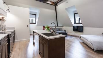 1 makuuhuone, ilmainen Wi-Fi, vuodevaatteet