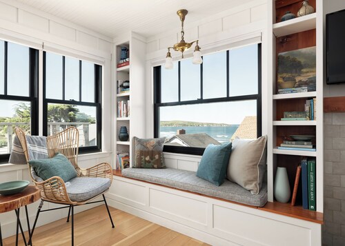 Historic Beach Cottage with Ocean View Deck - Steps to Beach