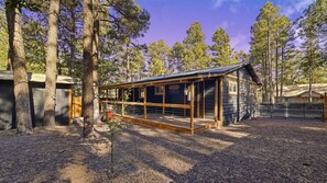 Exterior - Retro Cabin, 2 porches, fireplace, Dog Friendly fenced yard (Lakeside)