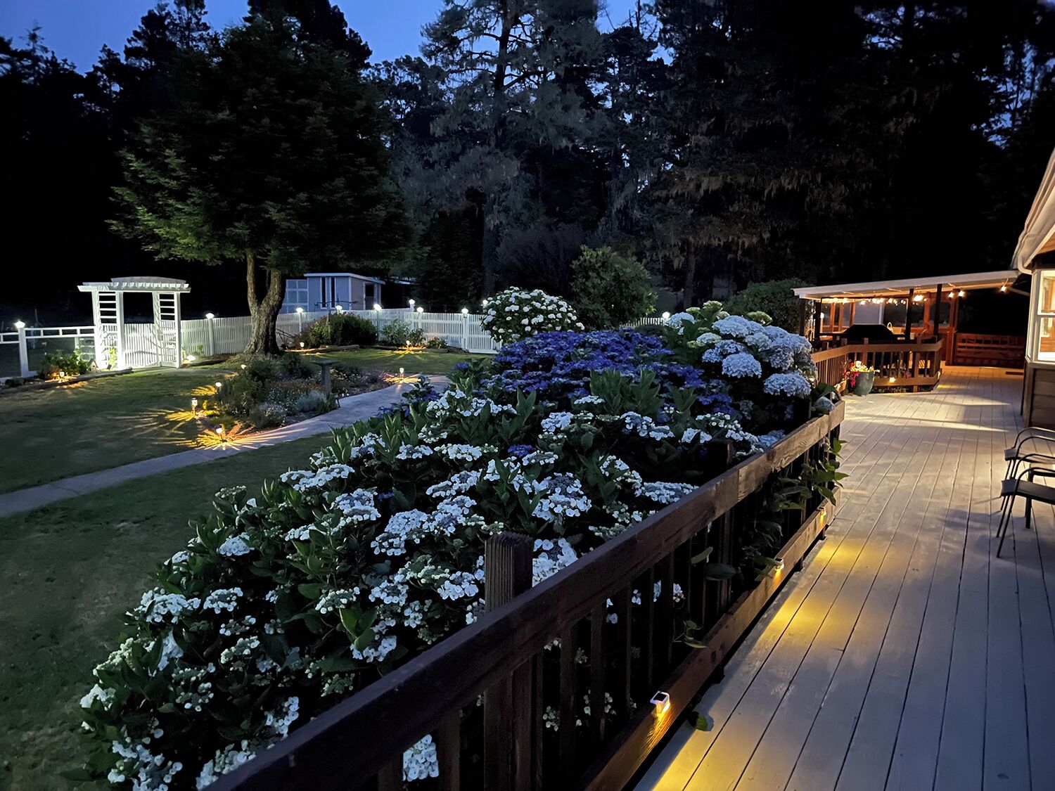 Overnattingsstedets uteområder