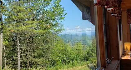 SPECTACULAR 100 MILE VIEW ON 46 ACRES! 1 mile to stores/ 4 miles to Lake George.