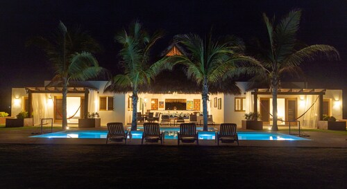 Beach front house. Puerto Escondido, Oaxaca, Mexico