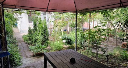 House with yard in the centre of the city not far from the beach