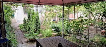 House with yard in the centre of the city not far from the beach