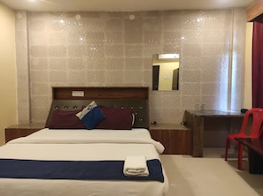 Premium Studio | Premium bedding, blackout drapes, soundproofing, iron/ironing board - Hotel Om Regency (Guwahati)