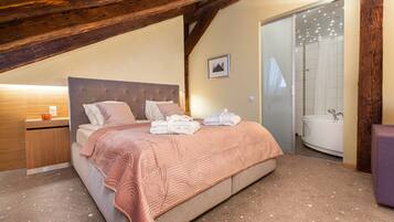 Luksusrom | Skrivebord, wi-fi (inkludert) og sengetøy