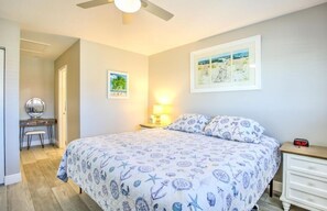 2 bedrooms, desk, free WiFi, bed sheets