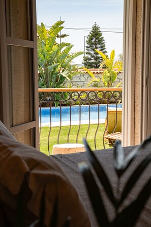 Chambre Standard double | Vue du balcon