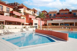 Una piscina riscaldata