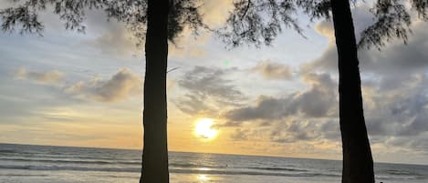 Vlak bij het strand, strandlakens