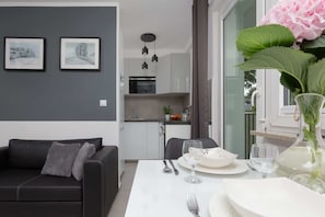 Interior - Stylish Studio in Mokotow | Balcony | Close to Metro (Warszawa)