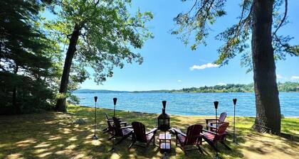 Lake Winni- Amazing waterfront oasis- beach, dock and more!