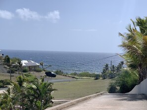 Vista a la playa o el mar