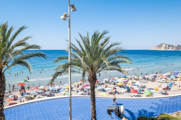 Accommodatie ligt op het strand