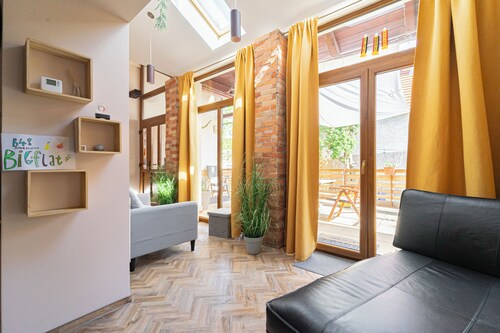 Spacious vacation apartment also for families.