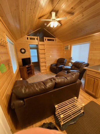 Log Cabin by ND Badlands