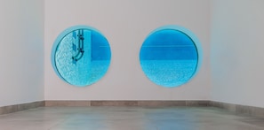 Interior - seafront brand new luxury villa swimming pool -ideal for families, free transfer (Μακρύ-Γιαλός)