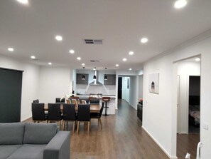 65-inch Smart TV with digital channels, TV - Modern 4 bedroom house walk to beach (St Leonards)
