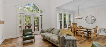 Bunk-Bed House Nestled in the Trees