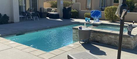 Una piscina climatizada