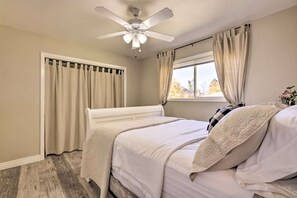 3 bedrooms, in-room safe, desk, iron/ironing board