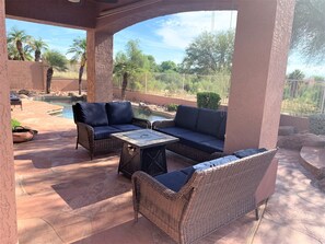Terrace/patio - Mesa house on Golf Course with Backyard Retreat (Mesa)