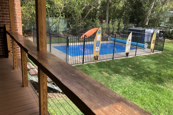 Fully separately fenced pool to relax & enjoy 😊